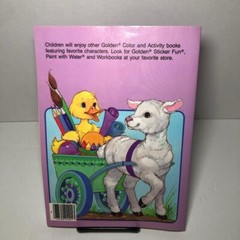Vintage 1986 Golden Color / Activity Book So Much Fun Easter Coloring Book