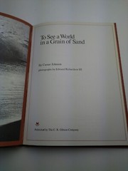 To See a World in a Grain of Sand by Caesar Johnson, 1972, 61 pages, Hardcover