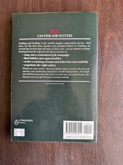The Right Job, Robert O. Snelling, 1987, PB 6 x 9 inches, 246 pages,