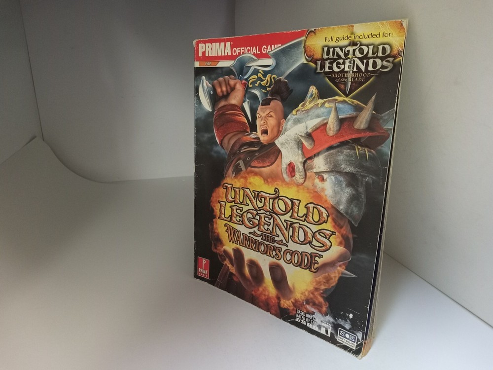 UNTOLD LEGENDS THE WARRIOR’S CODE OFFICIAL STRATEGY GUIDE FOR THE SONY PSP #L18