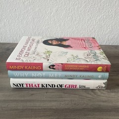 (Lot of 3) Hardcover Books Mindy Kaling And Lena Dunham, Why Not Me? Comedy