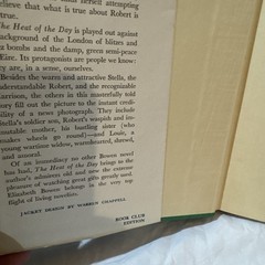 THE HEAT OF THE DAY. Vintage 1949 HC w/ DJ. Elizabeth Bowen. Book Club Edition.