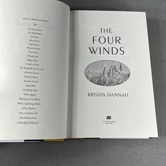 The Four Winds by Kristin Hannah 2021 Hardcover Book HCDJ BOTM