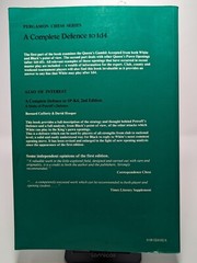 Chess Ser.: A Complete Defence to 1d4 : A Study of the Queen’s Gambit…