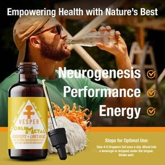 Gold Metal – Cordyceps and Lion’s Mane Blend – (4oz./120ML)