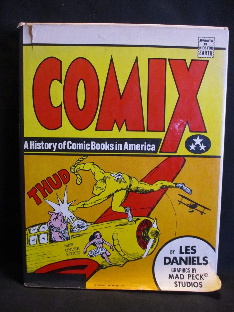 Comix A History Of Comic Books In America Les Daniels 1971 HC Book Bonanza