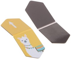 Llamas i-Clips Magnetic Page Markers (Set of 8 Magnetic Bookmarks)