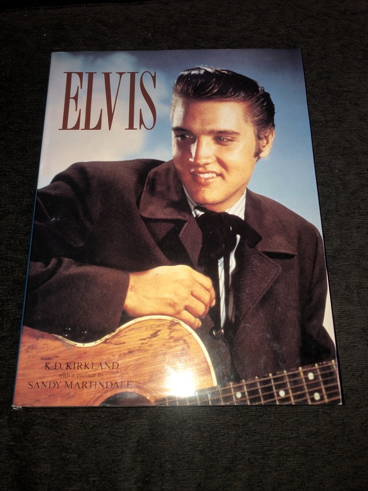 Huge 1998 Hardcover Book ELVIS, Many Photos, 9 3/8″ x 12 1/4″ x 5/8″, 112 Pages