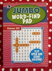 Kappa Jumbo Word -Find Pad Volume 202 Flip Open And Start Solving! Brand New