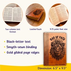 Personalized Bible for Men, KJV Study Bible, Custom Bible for Men Name Engraved