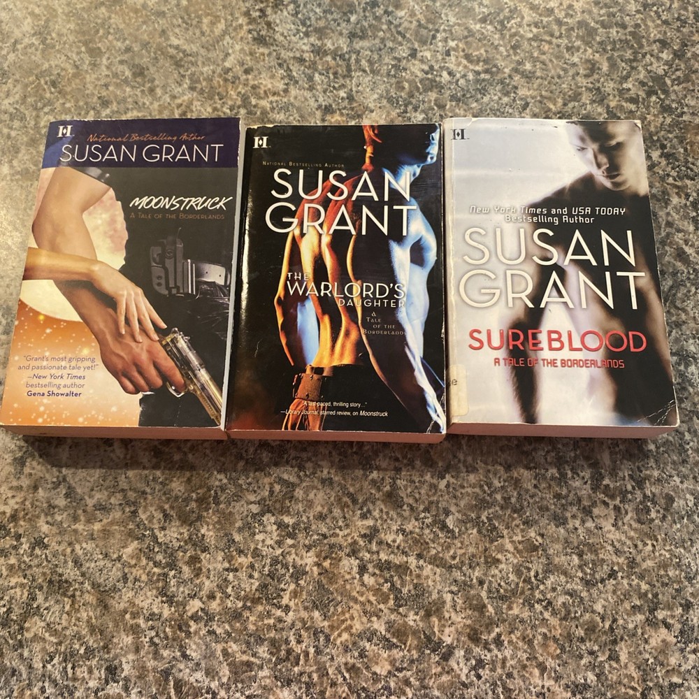 Susan Grant “Borderlands ” 3 book series