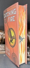 Catching Fire 2009 HC/DJ 1st/12th Suzanne Collins Hand-painted edge SIGNED VG+