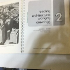 Reading Architectural Working Drawings Edward J Muller – Spiral Boud 2nd Edition
