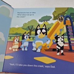 Bluey 4 Book Bundle The Creek, The Beach, Fruit Bat, Bob Bilby Hardcover