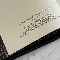 Valentino Atelier 1986 Swatch Book #115 – Vintage Spring Summer Haute Couture