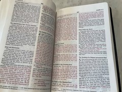 NIV Thinline Bible 1996 Navy Bonded Leather 1984 Text Original Box