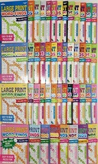 Large Print Word-Finds Puzzle Books Kappa Games,Search,Hunt~ Pick up to 30 Vols