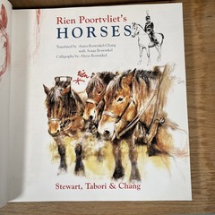 Rien Poortvliet’s Horses Book First Edition 1978 Hardcover with DJ Very Good