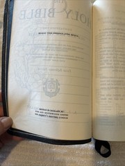 Holman Verse Reference Jewel 1972 Bible UK Print Blue Morocco Leather Red Letter