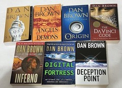 Dan Brown ROBERT LANGDON Complete Series Lot of 7 (#1-7) Set Books Da Vinci VG+