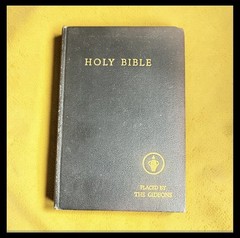 Holy Bible Gideons 1955 KJV King James National Bible Press Hardcover Chicago