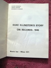 DUKE ELLINGTON’S STORY ON RECORDS: 1946 Musica Jazz Massagli Volonte Pusateri