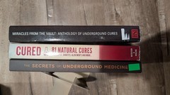 3 Books The Secrets Of Underground Medicine + Miracles from The Vault + Cures