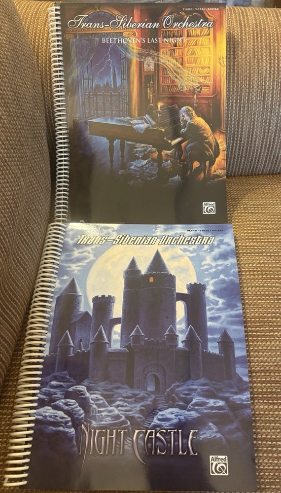 Trans-Siberian Orchestra Songbooks (Beethoven’s Last Night, Night Castle)