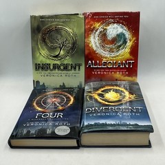 Veronica Roth Divergent/Insurgent/Allegiant/Four 4-Book Hardcover Set Assorted