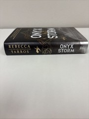 Onyx Storm (Deluxe Limited Edition) by Rebecca Yarros (2025, Hardcover)