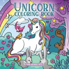 Unicorn Coloring Book: For Kids Ages 4-8 (Coloring Books for Kids)