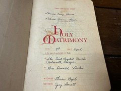KJV Holy Bible References Red Letter Brown Genuine Leather 1970 Nelson