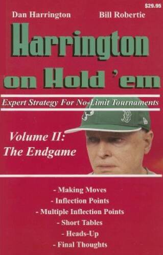 Harrington on Hold ’em Expert Strategy for No Limit Tournaments, Vol – VERY GOOD