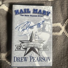 Hail Mary: The Drew Pearson Story (Hardcover) 30th Anniv. Ed. Numbered 1328/2k