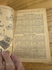 Bulletin Almanac 1949 Philadelphia Bulletin Vintage Trade PB 576 pages