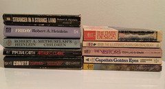 LOT OF 10 VINTAGE SCIENCE FICTION PAPERBACKS BY SOME OF THE BEST SCI-FI AUTHORS