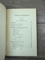 How To Study Law Write Law Examinations Kinyon 1951 Second Ed West Publishing