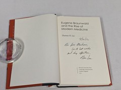 2013 HCDJ ~ Eugene Braunwald Rise of Modern Medicine ~ Thomas H Lee ~ SIGNED