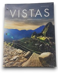 NEW Vistas 6th Edition Student Edition Loose Leaf Edition 2018 NEW Sealed