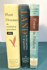 3 VINTAGE ~ USDA YEARBOOK OF AGRICULTURE ~ 1953 Plants~ 1958 Land ~1960 Power