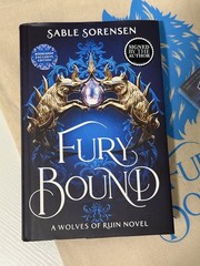 Signed fury bound by sable Sorensen- Waterstone edition w/ pin & tote