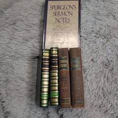 Lot of 5 Books Spurgeon’s Sermons Charles Spurgeon Christian Vol. 3, 6, 10, 15