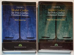 MODEL CODES FOR POST-CONFLICT CRIMINAL JUSTICE, 2 Volume Set, New /Shrinkwrapped