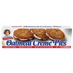 Classic Oatmeal Creme Pies Snack 12 Pack 16.2 oz Individually Wrapped