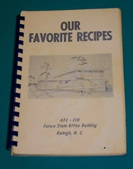 1968 NORTH CAROLINA STATE AFL-CIO COOKBOOK Raleigh NC North Carolina