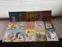 Vintage Lot Of 15 – A Little Golden Book Children’s Mini Hardcover 1930s – 1960s