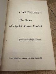 Cyclomancy Secret of Psychic Power Control Frank Rudolph Young HC 1966 4th