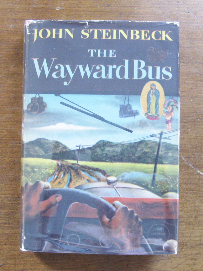 THE WAYWARD BUS by John Steinbeck – 1st/1st HCDJ 1947 – $2.75 – VG+