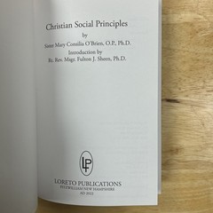 Christian Social Principles