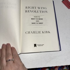 Right Wing Revolution by Charlie Kirk 1st Edition HCDJ